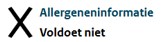 voldoet niet